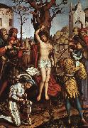 HOLBEIN, Hans the Elder The Martyrdom of Saint Sebastian oil